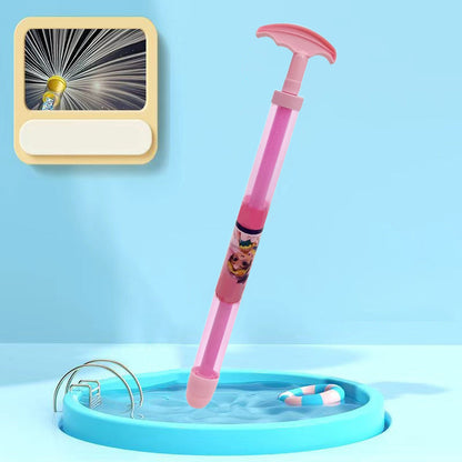 Pistola de Água Retrátil - 58% OFF! 🥳 Cria efeito de água espetacular como fogos de artifício. Perfeita praia/piscina. Leve e ergonómica. +50 mil vendidas! 🎆🏖️