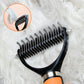 🐾 PROMOÇÃO RELÂMPAGO: 50% DE DESCONTO! ✨ Escova dupla face para remoção de pêlo – Dupla face, ergonómica e suave para cães e gatos 🐶