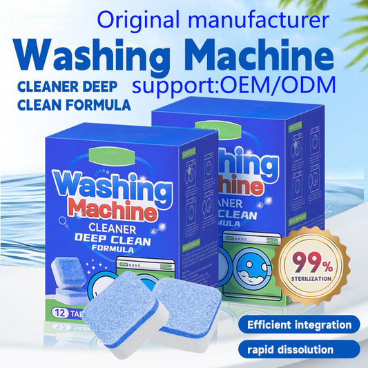 🧼 50% DE DESCONTO! 🌀Pastilhas de limpeza para máquinas de lavar roupa