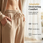 ⏳Promoção por tempo limitado⏰Conjunto elegante de 3 peças – Calças largas, top interior e casaco de malha para um look chique e descontraído 👚👖✨