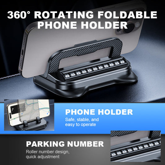 Suporte dobrável para telemóvel com rotação de 360°