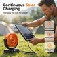 🌞 Ventilador portátil solar com nebulização para acampamento – Refresque-se em qualquer lugar, sem precisar de eletricidade! ⛺💨 Nebulização refrescante + ampla oscilação + controlo remoto – o seu melhor companheiro para o conforto ao ar livre. 🔋🌀