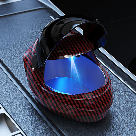 Cinzeiro para carro com design de capacete de motocicleta