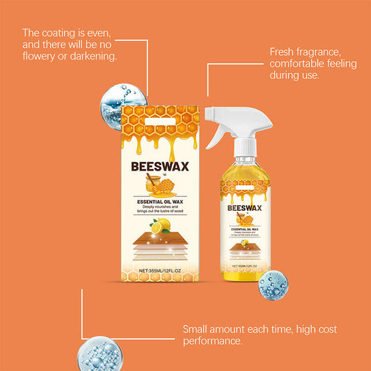 🪵Spray de cera de abelha multifuncional para tratamento e polimento de madeira