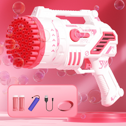 Máquina de bolhas tipo pistola Joyful Fun com 69 orifícios