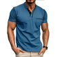 Camiseta casual de manga curta para homem