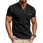 Camiseta casual de manga curta para homem