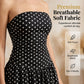 Vestido sem alças com bolinhas - Moda feminina