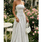 Vestido sem alças com bolinhas - Moda feminina
