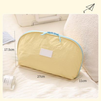 🧳💕 Organizador Portátil de Roupa Íntima para Viagem – Compartimentos Separados para Soutiens, Calcinhas e Meias