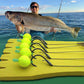 🎣 Anzol com bola flutuante de alta flutuabilidade – Flutua naturalmente, dá mordaça na hora! 🐟💧 Mantém a isca na profundidade perfeita – mais mordaças, menos espera. 🔴⚡