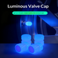 Tampas luminosas para válvulas de pneus (conjunto de 4)