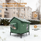 🏠50% OFF!🐈Elevated Insulated Outdoor Cat House – Weather-Resistant Shelter with Thermal Lining & Raised Stand