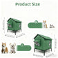 🏠50% OFF!🐈Elevated Insulated Outdoor Cat House – Weather-Resistant Shelter with Thermal Lining & Raised Stand