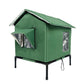 🏠50% OFF!🐈Elevated Insulated Outdoor Cat House – Weather-Resistant Shelter with Thermal Lining & Raised Stand