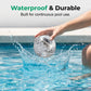 Luzes flutuantes para piscina alimentadas a energia solar