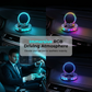 📱 Suporte RGB para telemóvel para automóvel ✅ Fixação automática e carregamento sem fios | Condução segura com uma só mão 🚗