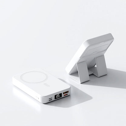 Carregador portátil magnético sem fios de 22.5 W e 10 000 mAh com suporte