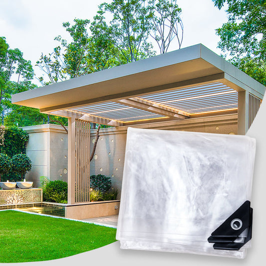 🛡️🌧️Lonas transparentes resistentes às intempéries de 14 milímetros
