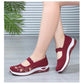 👟 OFERTA POR TEMPO LIMITADO: 50% DESCONTO! ✨ Sapatos em tecido tricotado – Sola macia, fecho de velcro, bordados florais ✨