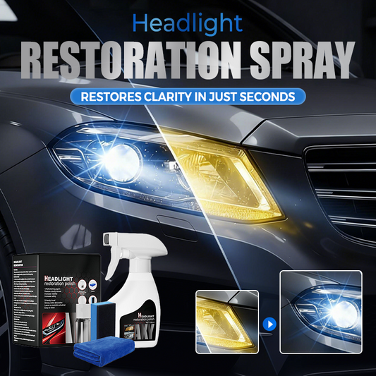 Spray para restauração de faróis