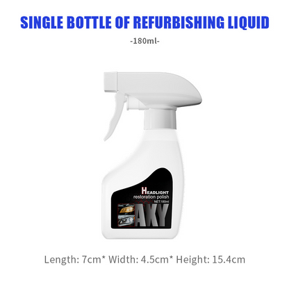 Spray para restauração de faróis
