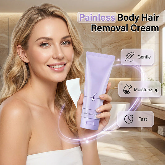 Creme depilatório para o corpo com espátula aplicadora