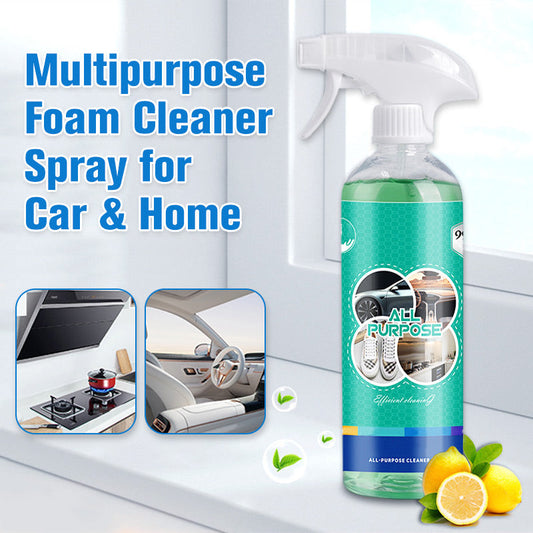 Spray de limpeza multiusos à base de espuma para o carro e a casa