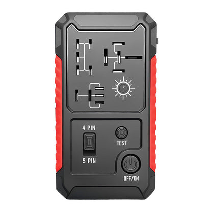 Testador de relés para automóvel com USB-C para relés de 4/5 pinos