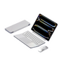 Teclado dobrável ultrafino com touchpad e suporte integrados
