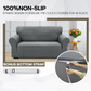 📢📢50% DESCONTO!! ⏰Capa de sofá em jacquard de alta elasticidade com tiras antiderrapantes