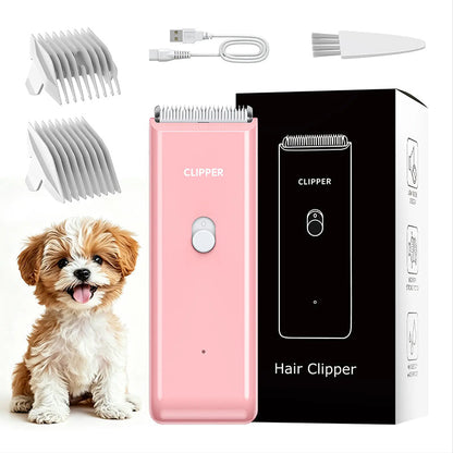 🐾 50% DE DESCONTO AGORA!✂️ Máquina de cortar pelo sem fios e silenciosa para animais de estimação – Resistente à água (IPX7) e lâmina de cerâmica – 90 minutos de autonomia 🛁