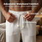 👔 OFERTA POR TEMPO LIMITADO: 50% DESCONTO! ✨ Conjunto de homem texturado de duas peças – camisa e calças, respirável e coordenado 🧳