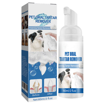 Espuma para remoção de tártaro e higiene oral de animais de estimação