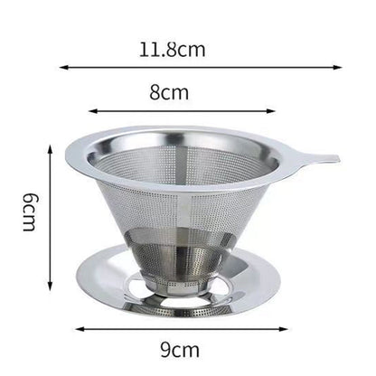Filtro de café em aço inoxidável de alta qualidade