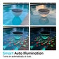 Luz solar flutuante para piscina com projeção de peixes