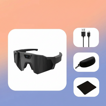 🎁 Promoção imperdível: 58% de desconto 🔥 Óculos com câmara para ciclismo ao ar livre