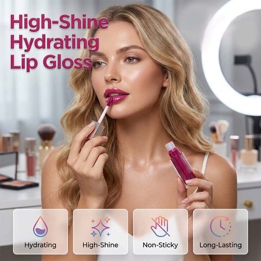 Brilho labial hidratante de alto brilho