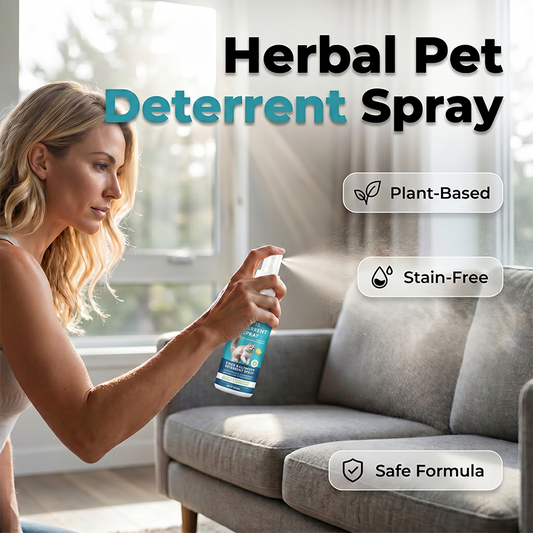 Spray repelente à base de ervas para gatos e gatinhos