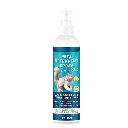 Spray repelente à base de ervas para gatos e gatinhos