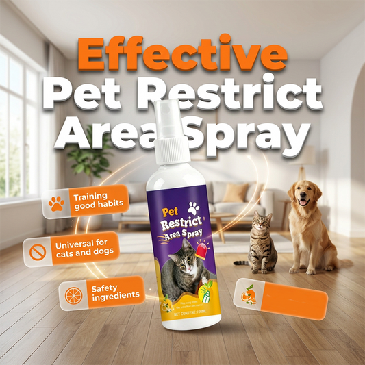 Spray para áreas restritas a animais de estimação - Repelente natural para cães e gatos