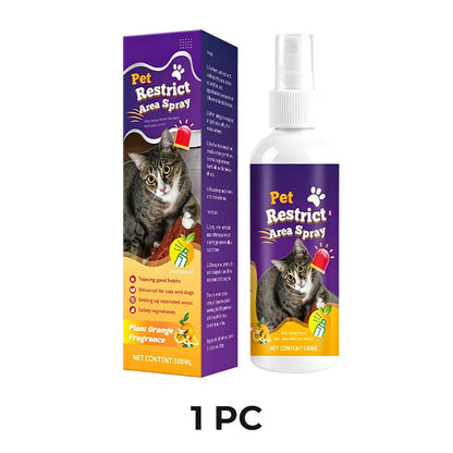 Spray para áreas restritas a animais de estimação - Repelente natural para cães e gatos