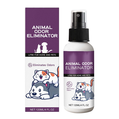 Spray eficaz para eliminar odores de animais de estimação
