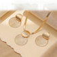 ✨ Conjunto de joias geométricas modernas – banhadas a ouro, leves, elegantes 🔶