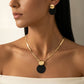 ✨ Conjunto de joias geométricas modernas – banhadas a ouro, leves, elegantes 🔶