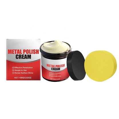 Creme para polir metais, para limpeza da cozinha e remoção de manchas