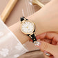 ⌚ OFERTA POR TEMPO LIMITADO: 50% DESCONTO! ✨ Relógio elegante com bracelete fina – Mostrador fino, bracelete em pele, movimento de quartzo 💎