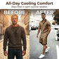 👕 57% DE DESCONTO 🌞 Conjunto de verão de 2 peças com estampado para homem – T-shirt e calções a condizer – Leve, respirável e com corte descontraído – perfeito para a praia, as férias ou os dias quentes 🩳
