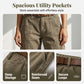 🔥👖 PROMOÇÃO RELÂMPAGO DE 61%! Calças Cargo Capri Descontraídas – Corte Largo, Vários Bolsos, Tecido Respirável, 6 Tamanhos, Ideais para o Verão e para o Dia a Dia 🌿