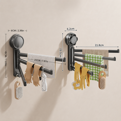 ⌛Oferta por tempo limitado - Suporte para toalhas com ventosa de alta resistência